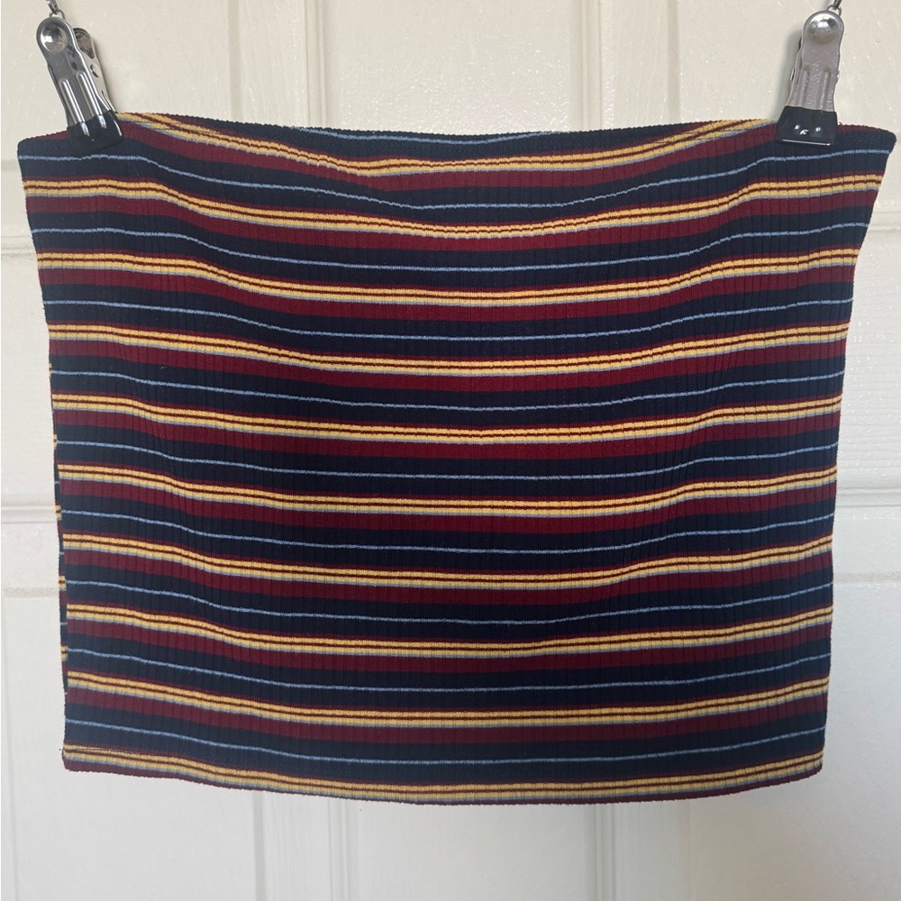 Striped Multicolor Tube Top
